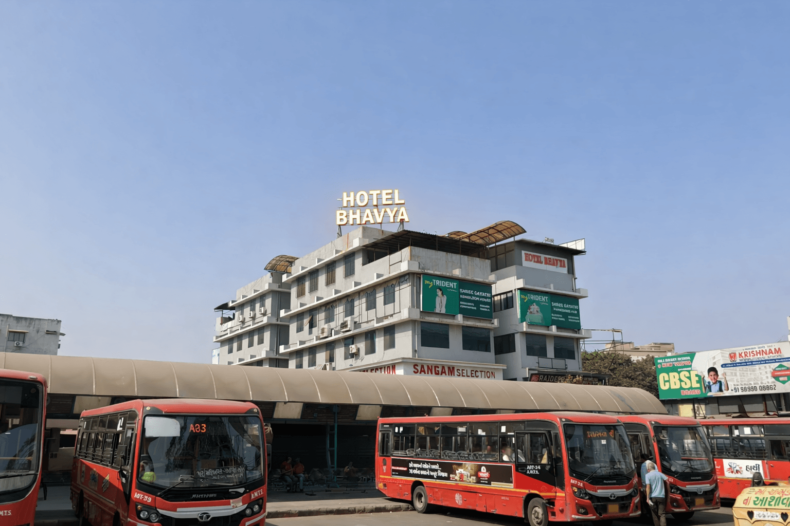Hotel Bhavya exterior view